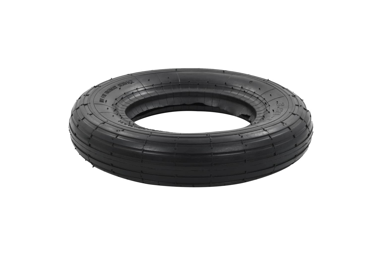 Vidaxl 145271 Wheelbarrow Tyre 3.50-8 4pr Rubber-3