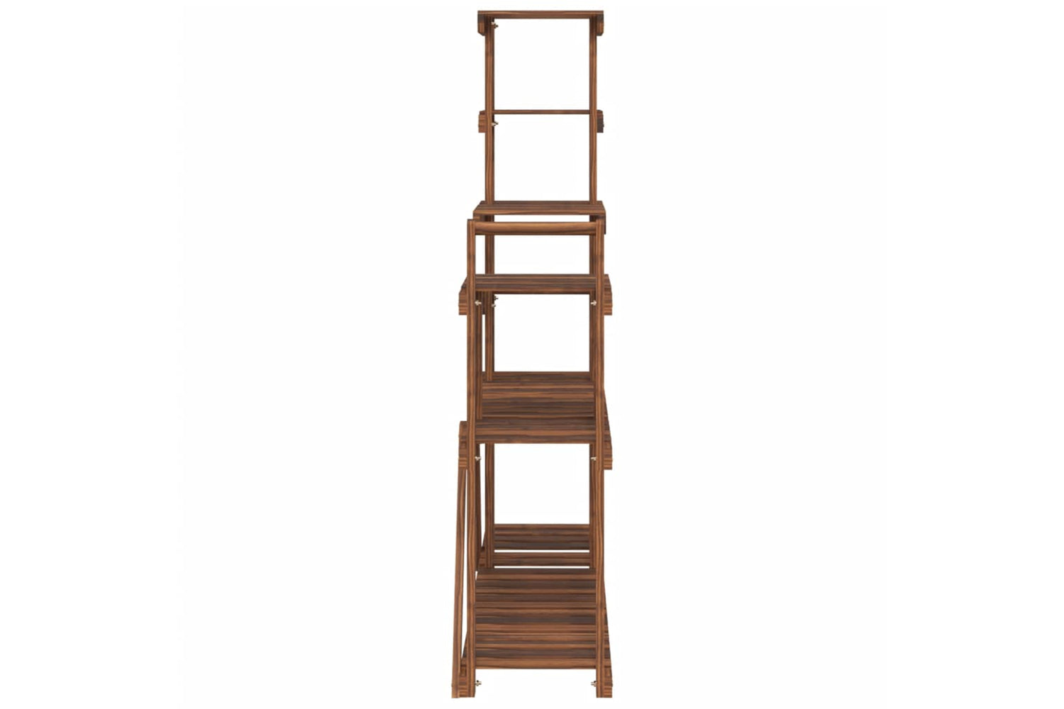 vidaXL 362867 Flower Stand 110x25x111cm Solid Wood Fir-4
