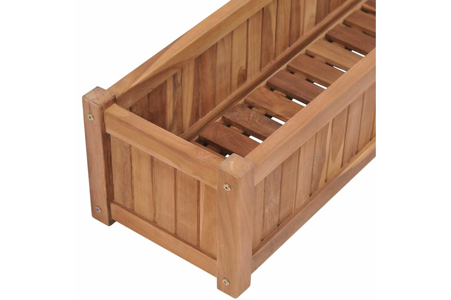 vidaXL 48970 Raised Bed 200x30x25cm Solid Teak Wood-5