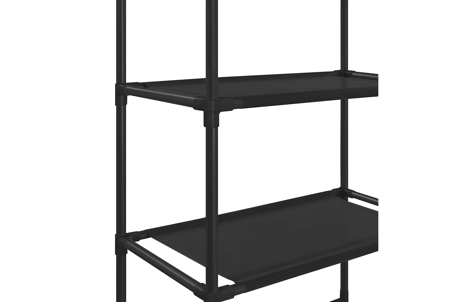 vidaXL 288329 3-tier Storage Rack Over Toilet Black 53x28x169cm-6