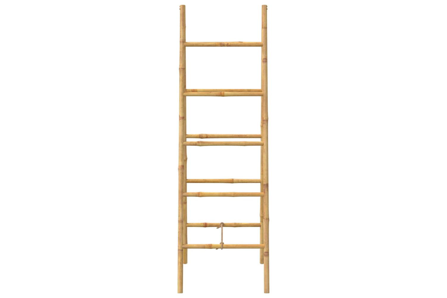 vidaXL 243714 Double Towel Ladder With 5 Rungs Bamboo 50x160cm-4