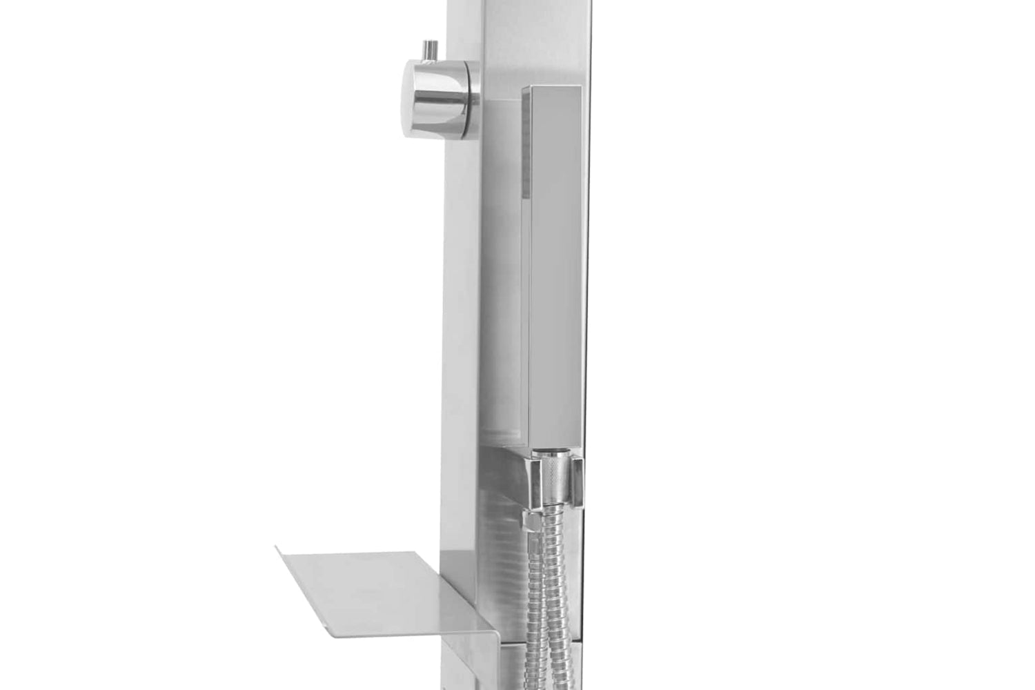 Vidaxl 3051286 Outdoor Shower With Tray Wpc Stainless Steel-7