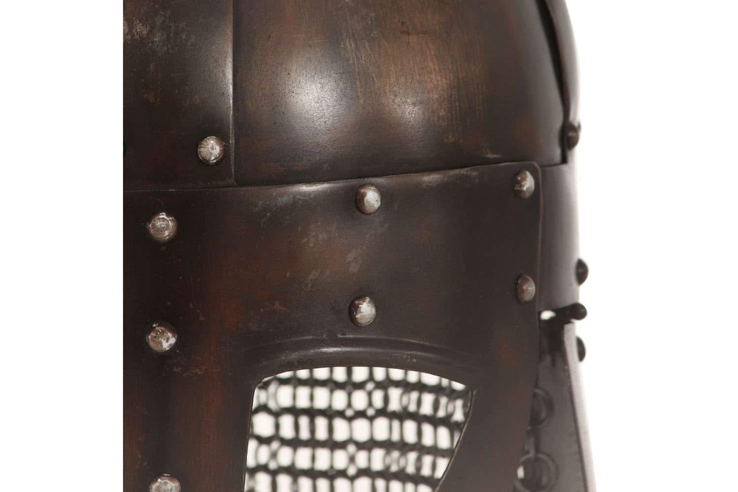Vidaxl 286224 Viking Warrior Helmet Antique Replica Larp Copper Steel-5