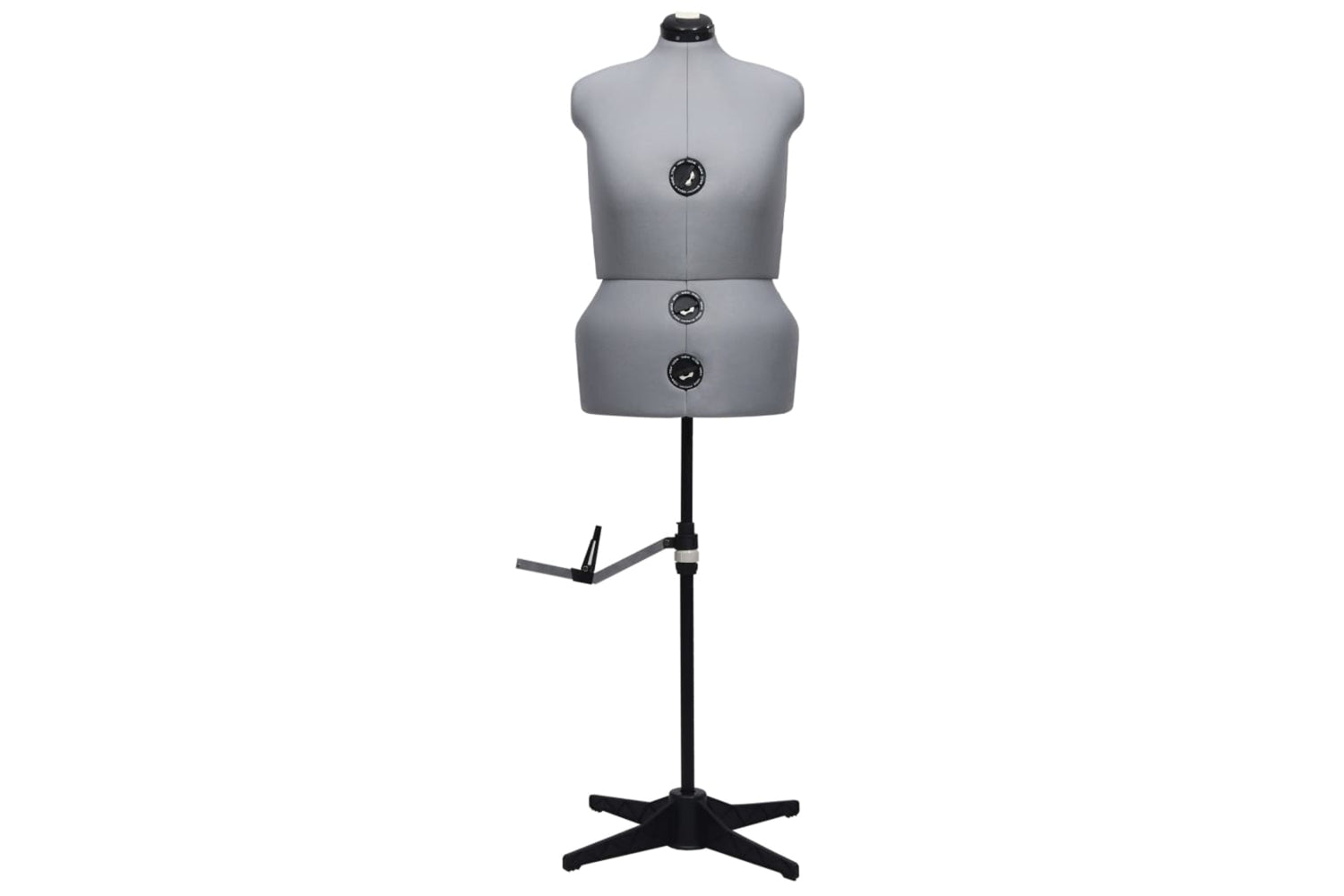 Vidaxl 288489 Adjustable Dress Form Female Grey L Size 44-50-2