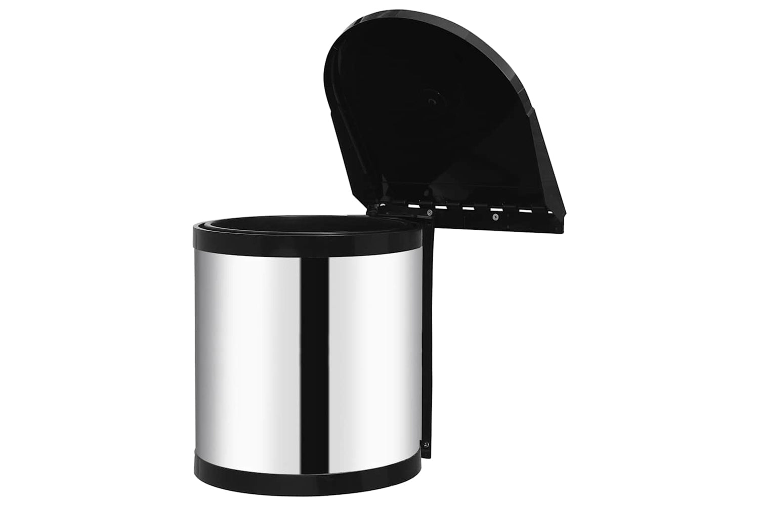 Vidaxl 51172 Kitchen Built-in Dust Bin Stainless Steel 12 L-3