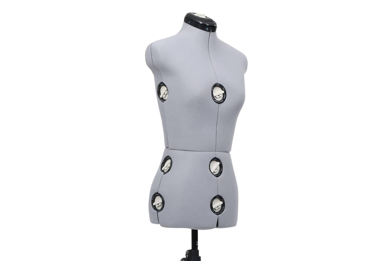 Vidaxl 288483 Adjustable Dress Form Female Grey S Size 33-40-5