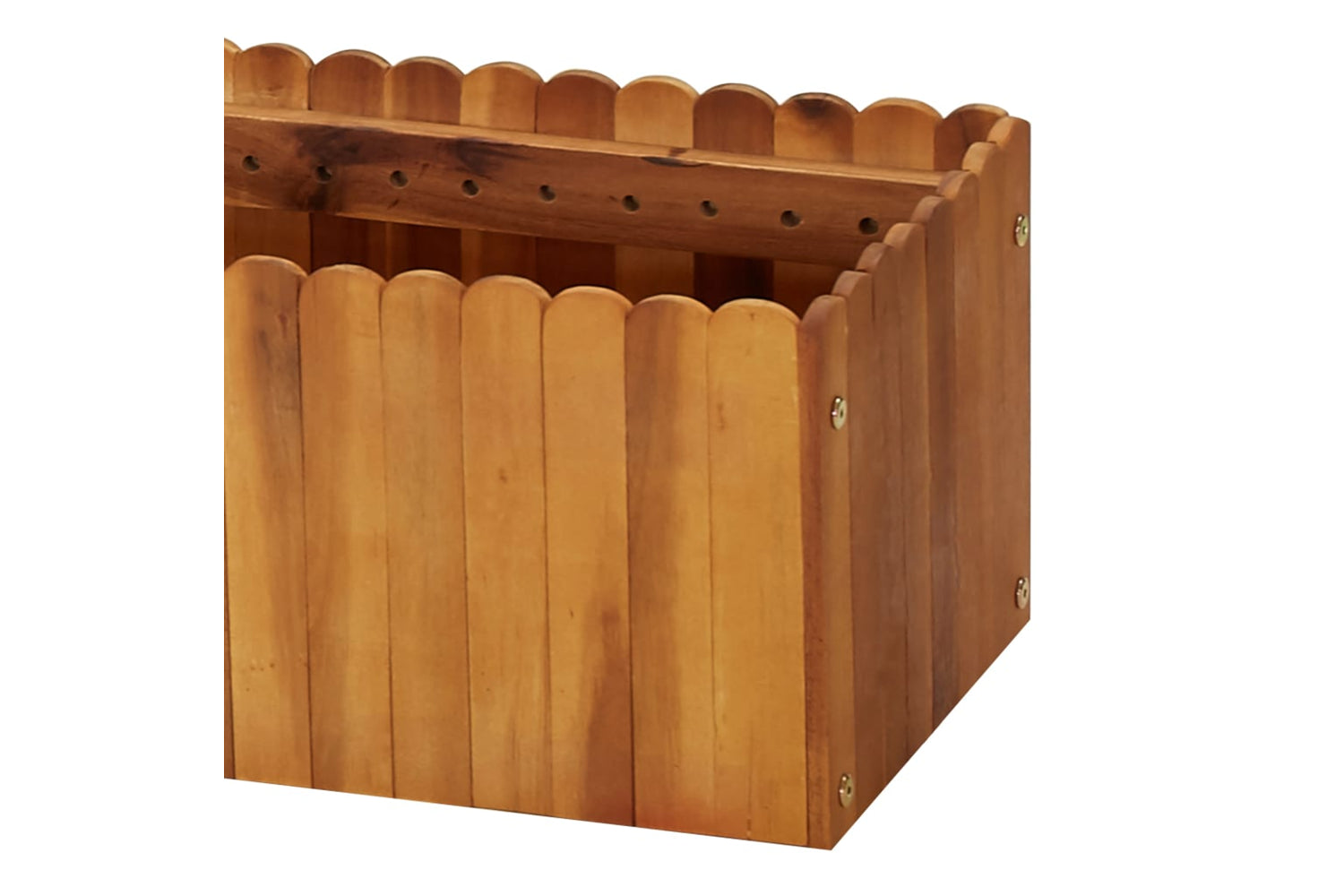 vidaXL 45920 Garden Raised Bed 200x30x25cm Solid Acacia Wood-5
