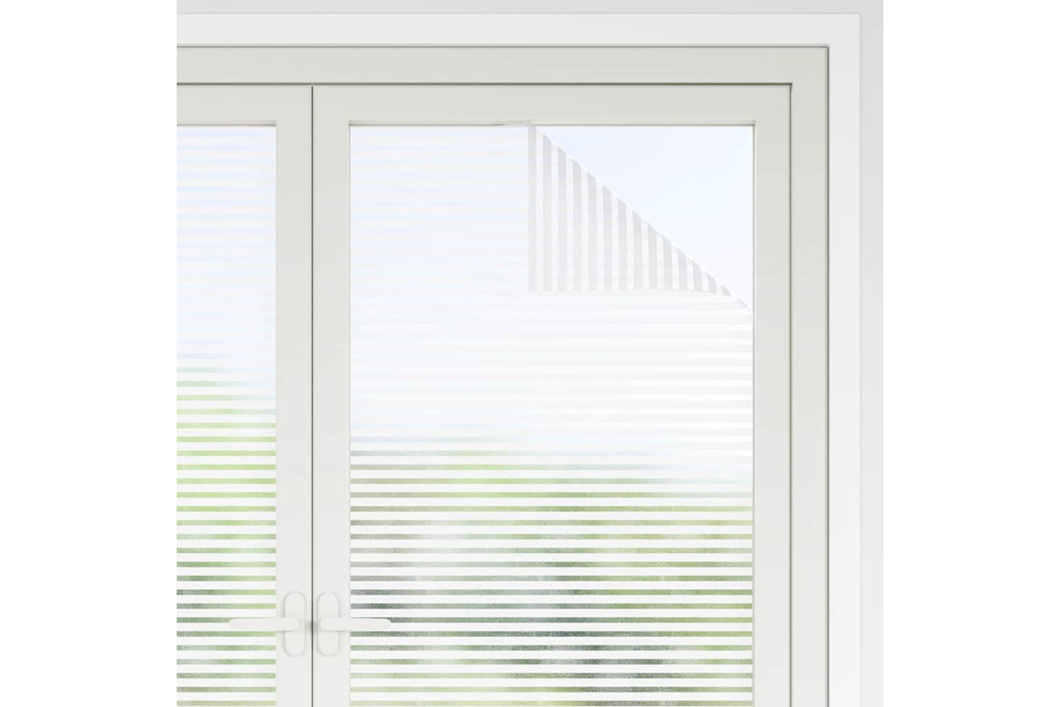 Vidaxl 146108 Frosted Privacy Window Film Adhesive Stripes 0.9x50 M-3
