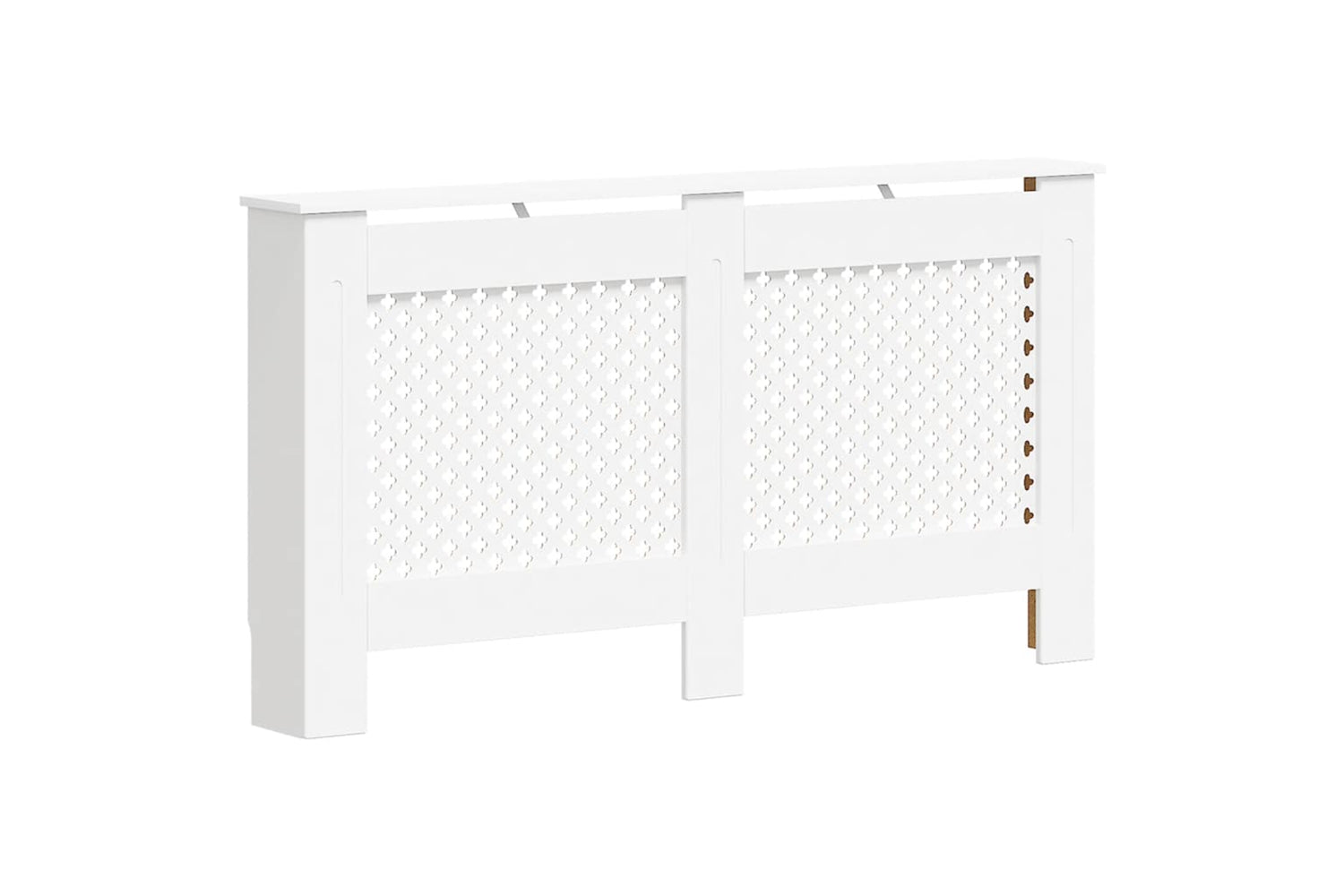 vidaXL 3051378 Radiator Covers 2 Pcs White 152x19x81.5cm Mdf-3
