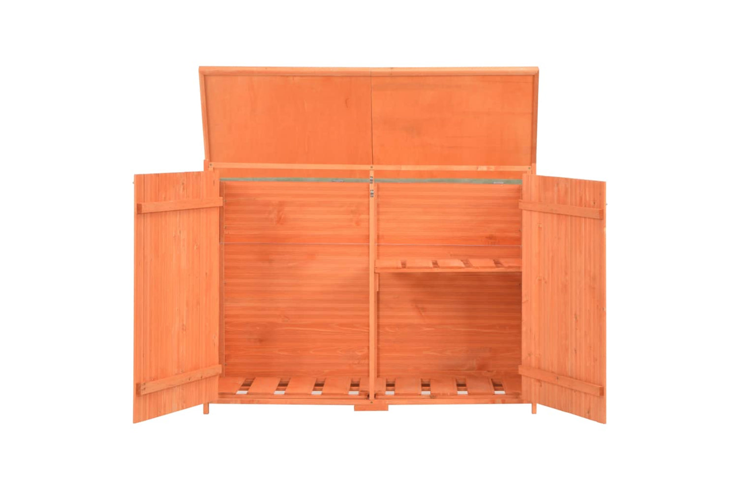 Vidaxl Garden Storage Shed 128x42x91 Cm Wood-2