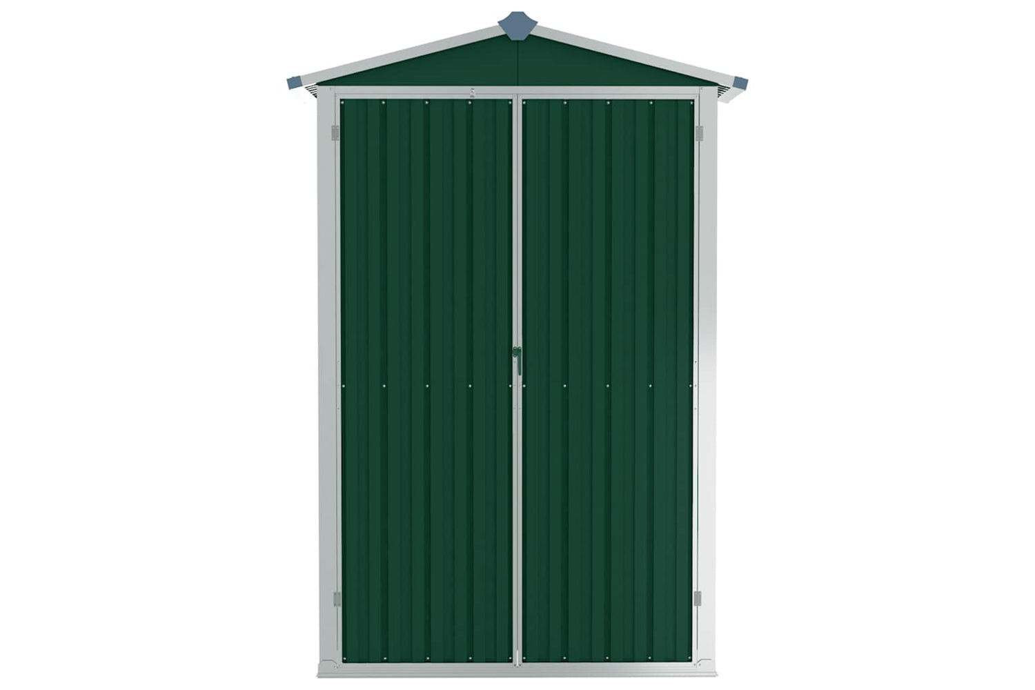 vidaXL 46301 Garden Shed Green 107.5x46x183cm Galvanised Steel-5