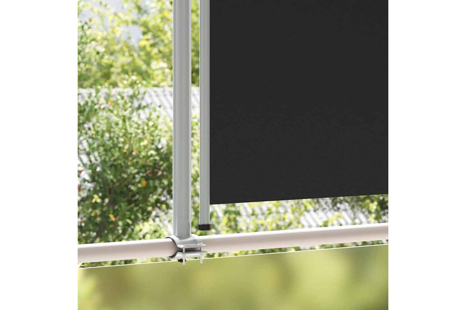 vidaXL 45190 Patio Retractable Side Awning 140 X 300cm Black-2