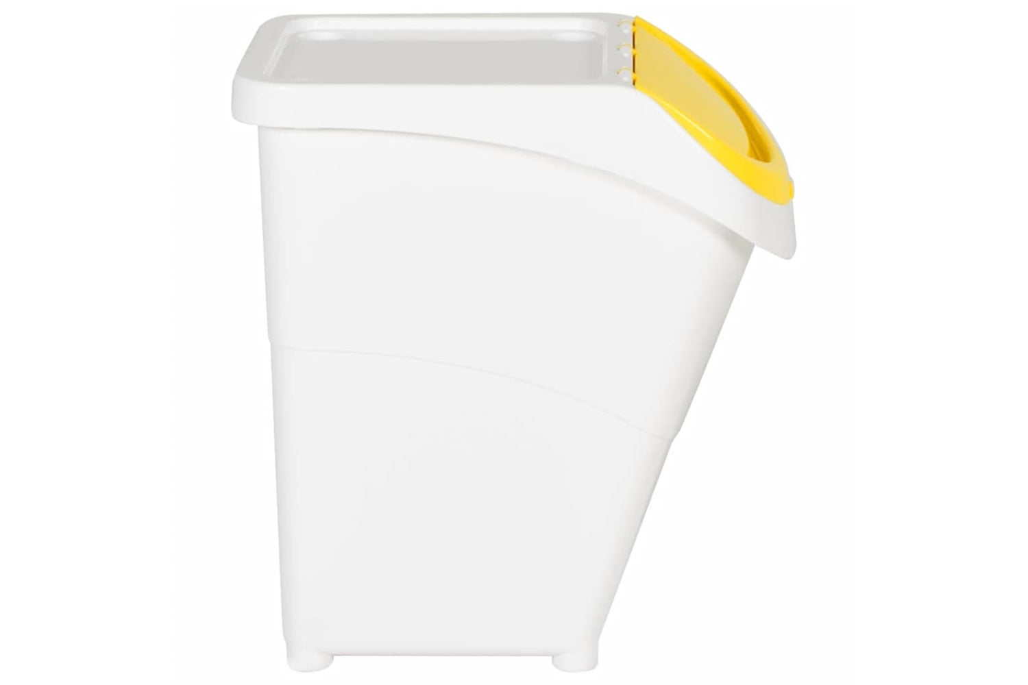 Vidaxl 364070 Stackable Waste Bins With Lids 3 Pcs White Pp 120 L-4