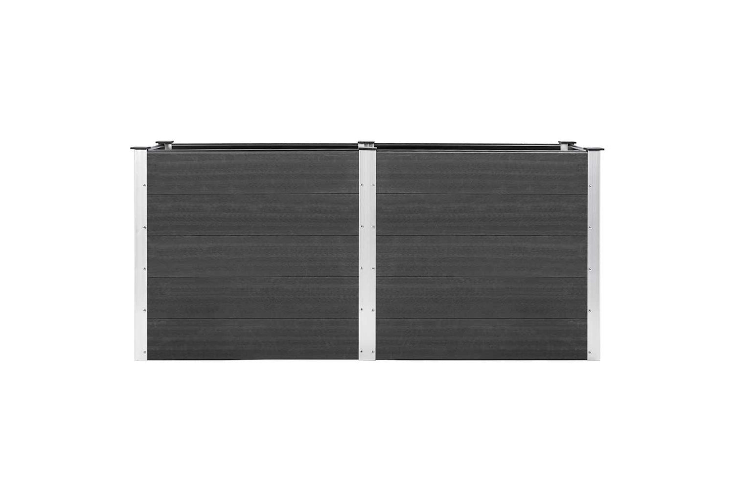 vidaXL 318096 Garden Raised Bed 200x50x91cm Wpc Grey-2