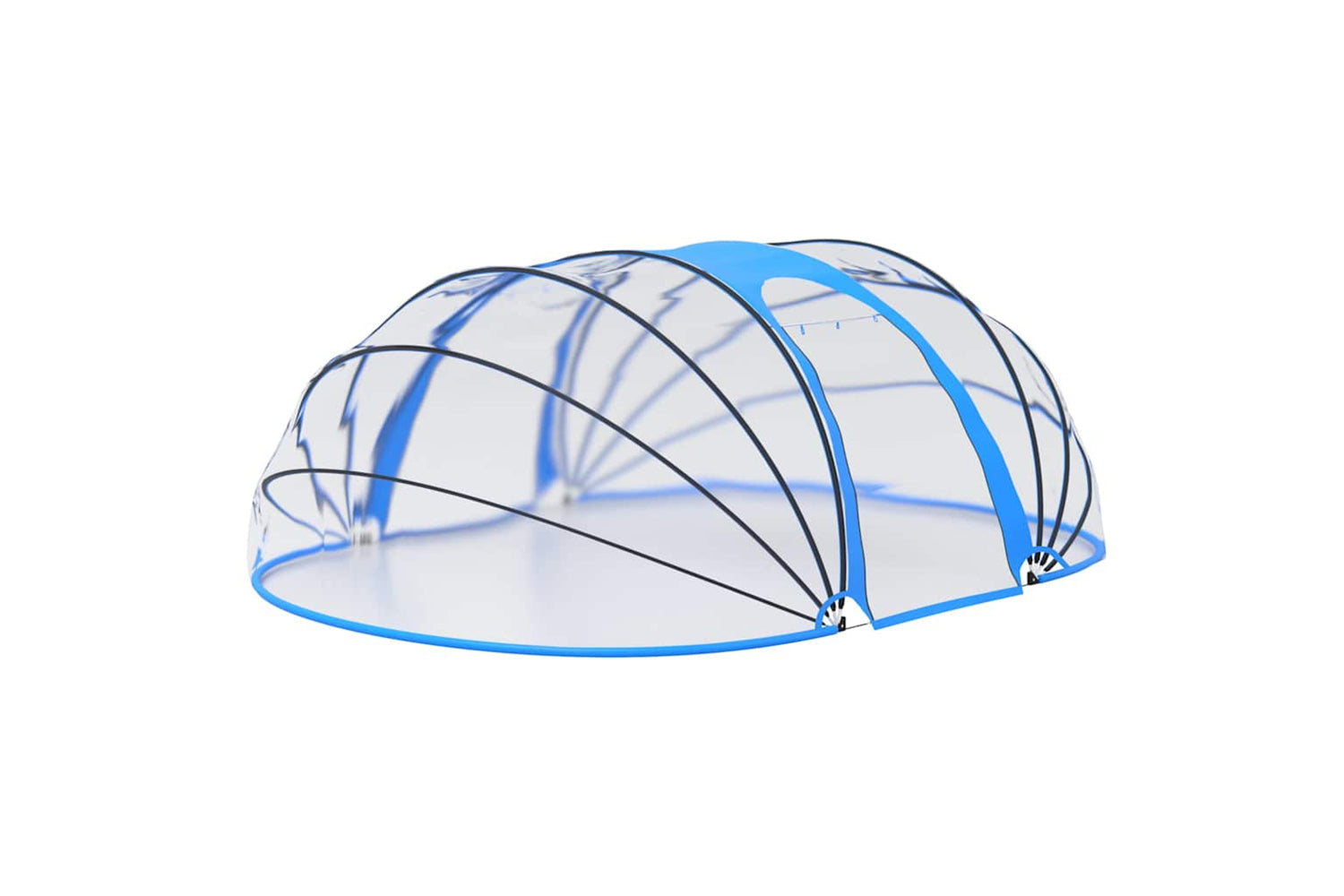 Vidaxl Pool Dome Oval 530x410x210 Cm-2