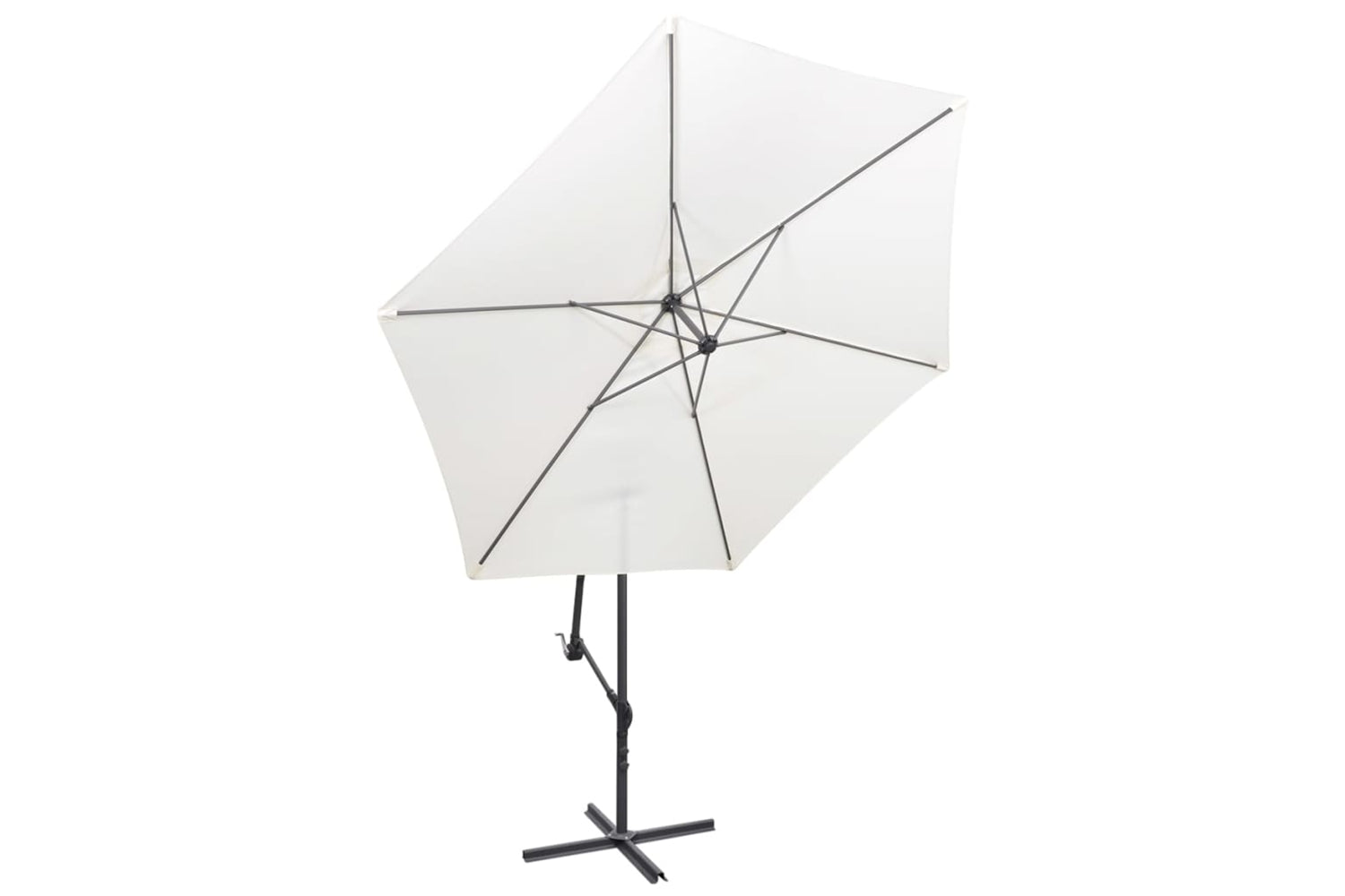 Vidaxl 42202 Cantilever Umbrella 3 M Sand White-2