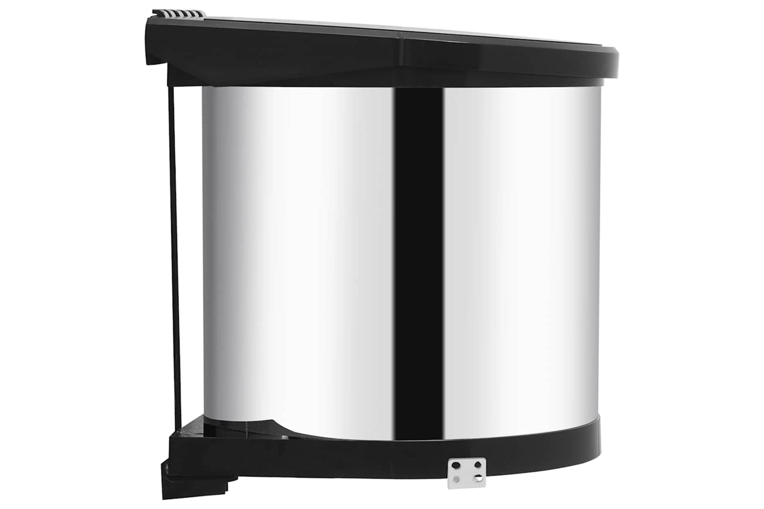 Vidaxl 51171 Kitchen Built-in Dust Bin Stainless Steel 8 L-3