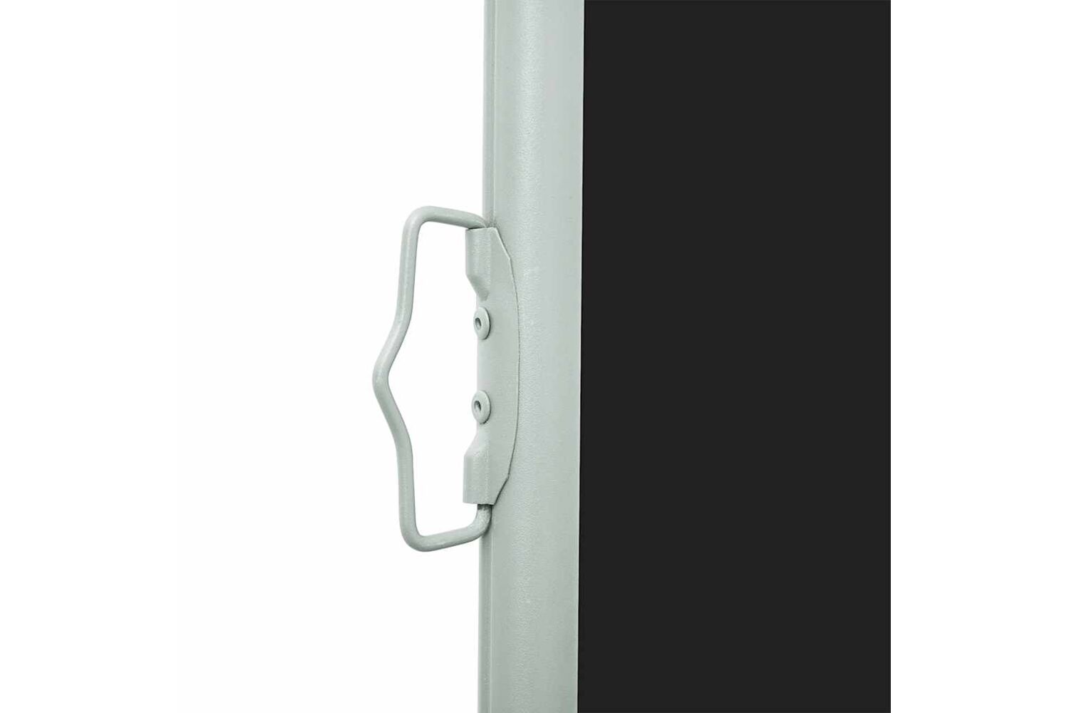 vidaXL Patio Retractable Side Awning 600x160cm Black-8