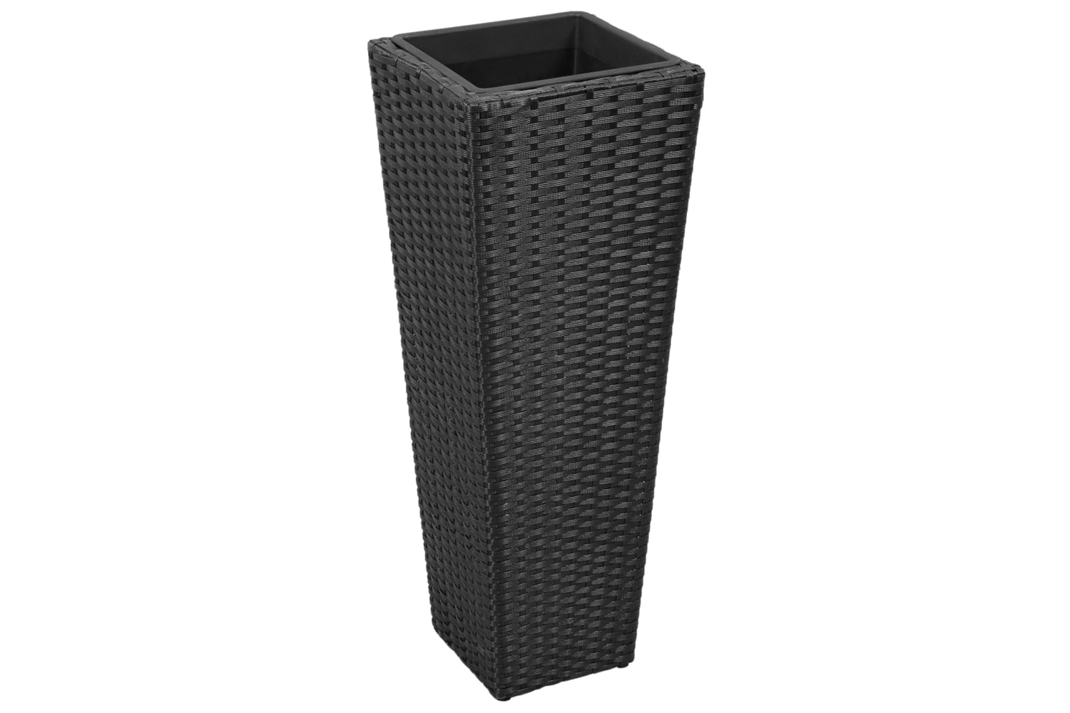 Vidaxl 40534 Garden Raised Beds 3 Pcs Poly Rattan Black-4