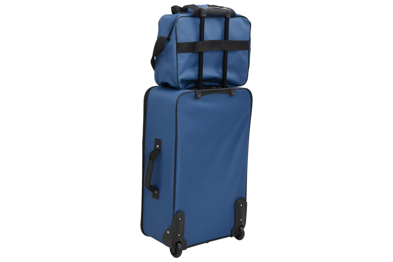 vidaXL 4002829 5 Piece Travel Luggage Set Bule Fabric-8