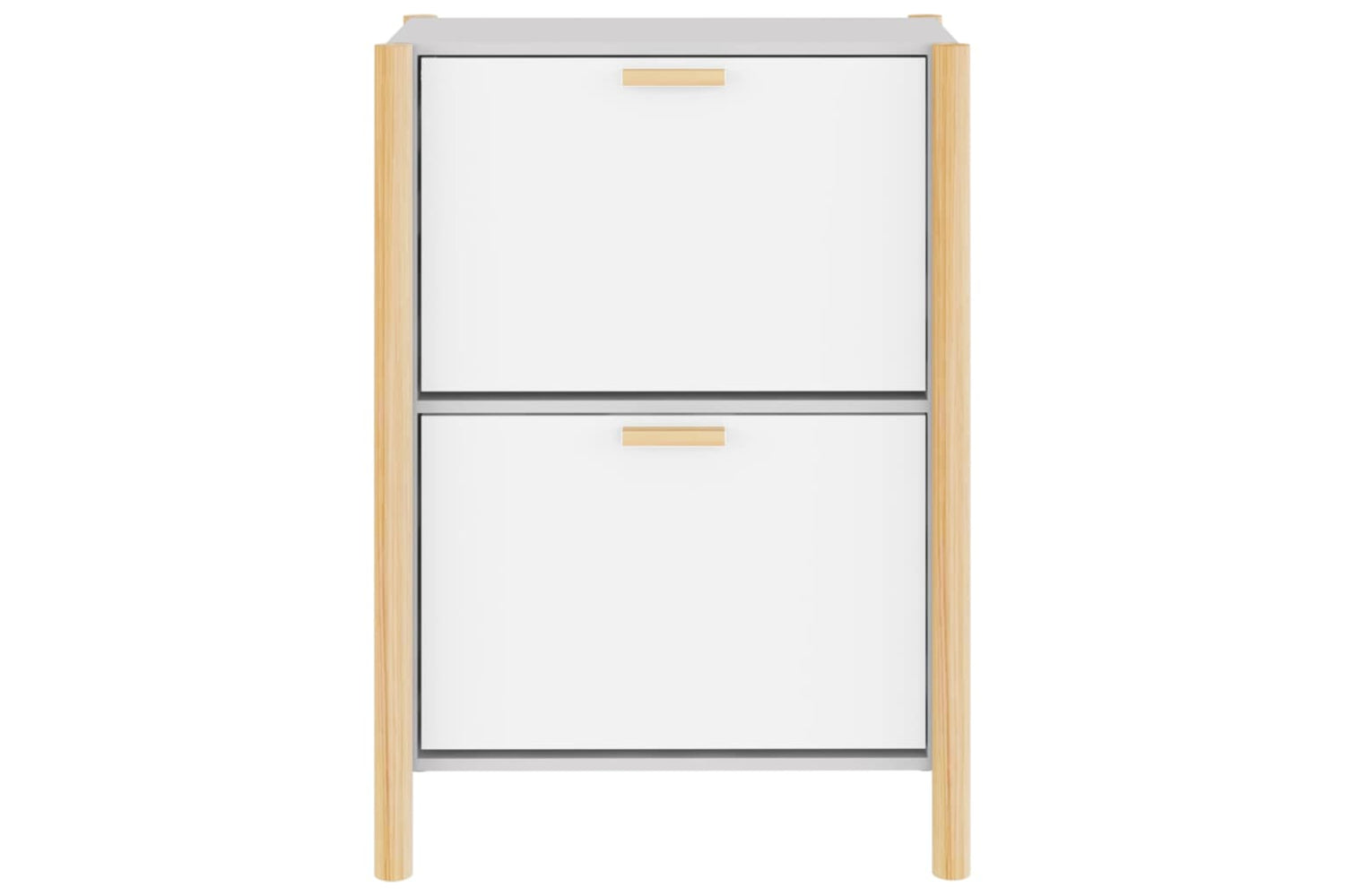 vidaXL 345684 Shoe Cabinet White 57.5x33x80cm Engineered Wood-5