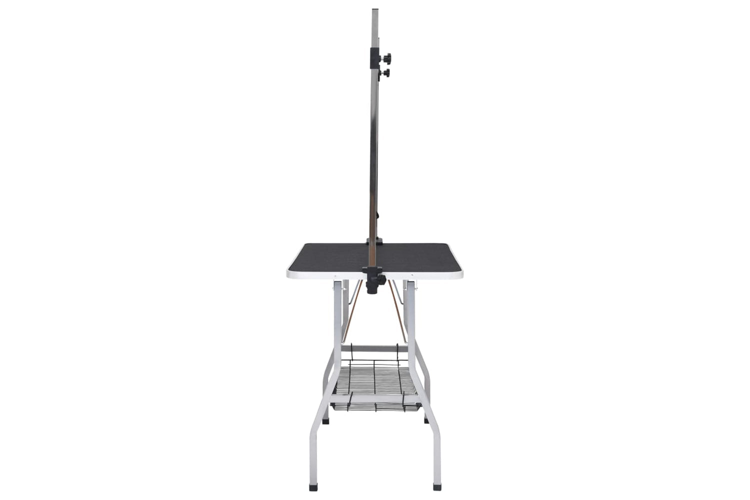 Vidaxl 171069 Adjustable Dog Grooming Table With 2 Loops And Basket-3