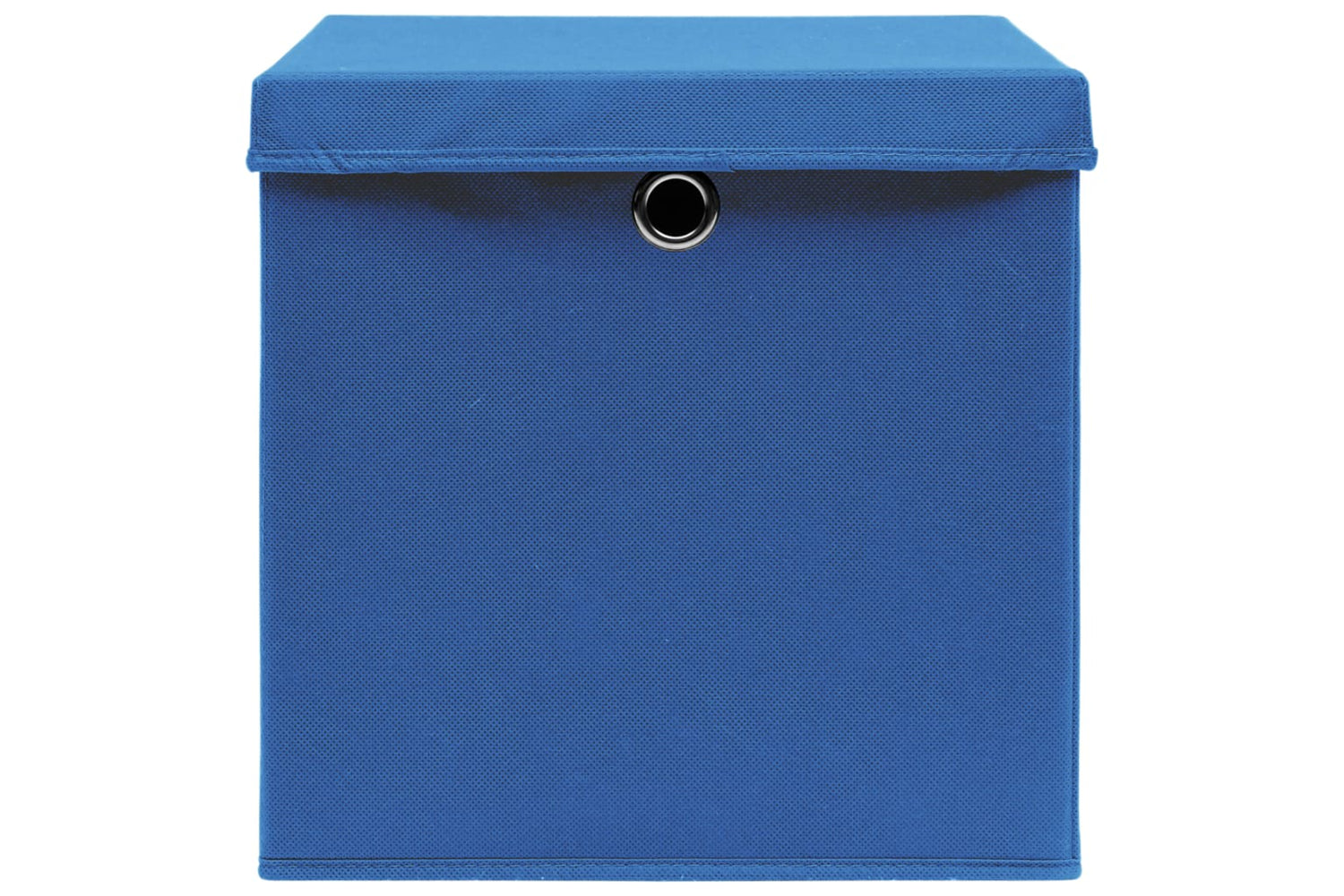 vidaXL 325196 Storage Boxes With Covers 4 Pcs 28x28x28cm Blue-4