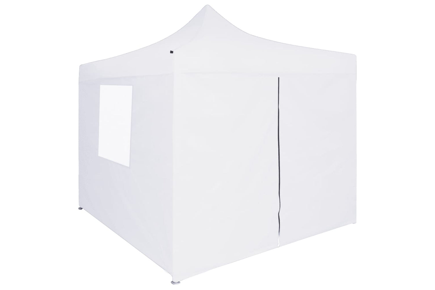 Vidaxl 48861 Professional Folding Party Tent With 4 Sidewalls 3x3 M Steel White-2