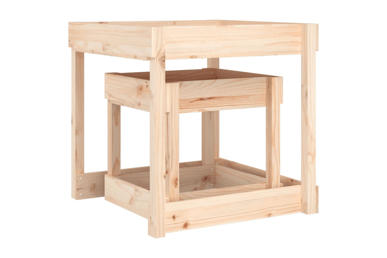 vidaXL 825051 Sand Tables 2 Pcs Solid Wood Pine-6