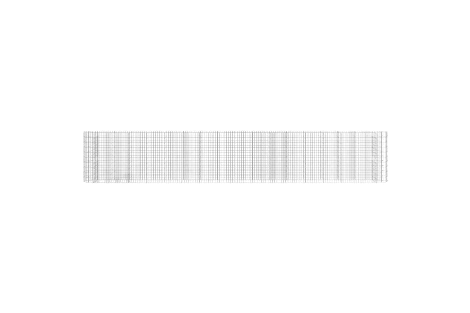 vidaXL 152039 Gabion Raised Bed Galvanised Iron 610x50x100cm-3