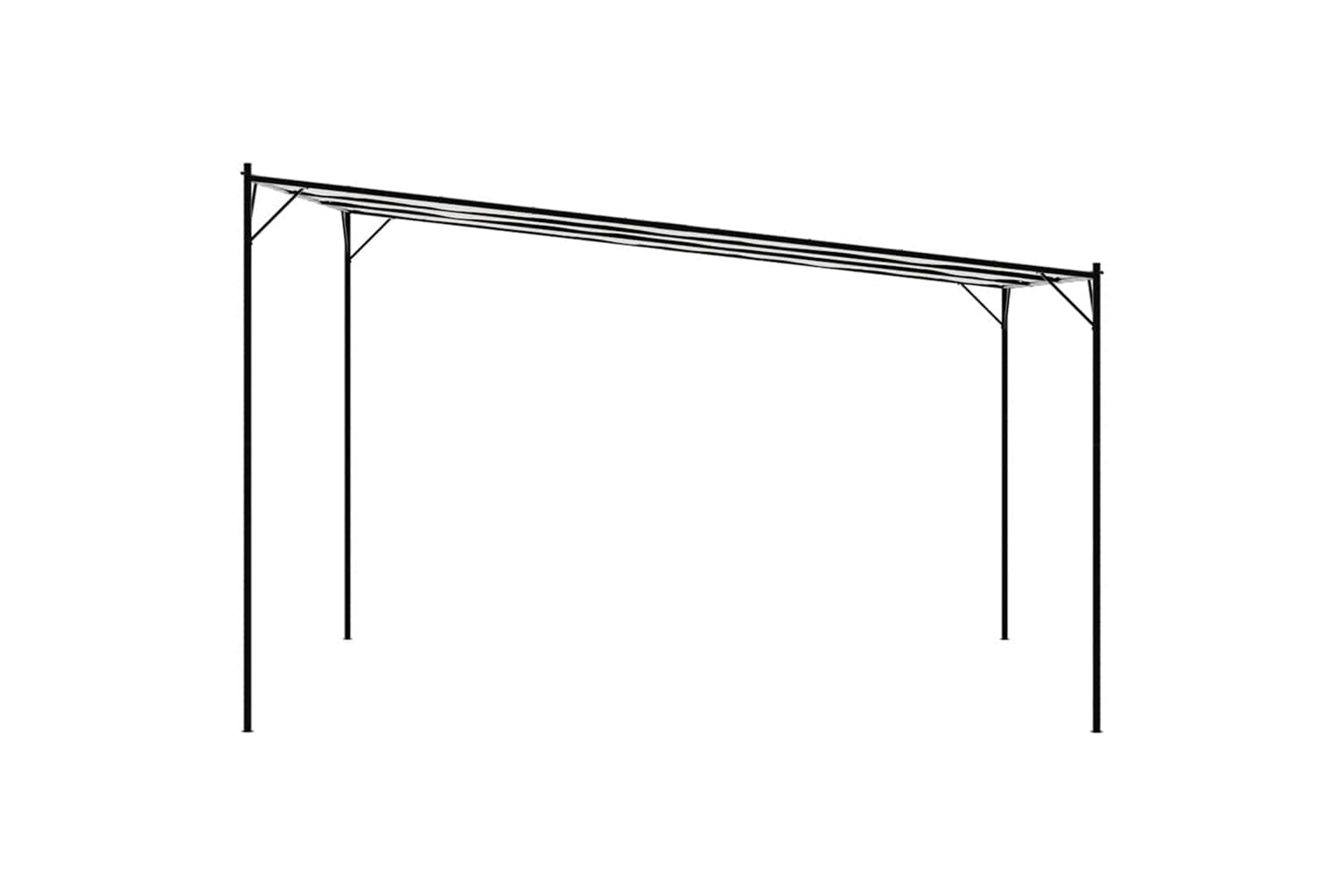 Vidaxl 362464 Gazebo White 4x4 M 180 G/mâ² Fabric And Steel-4