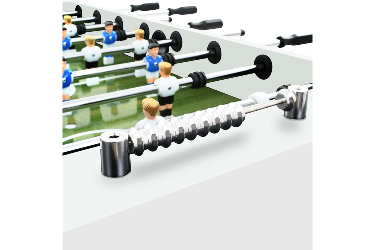 Vidaxl Football Table Steel 60 Kg 140x74.5x87.5 Cm White-6