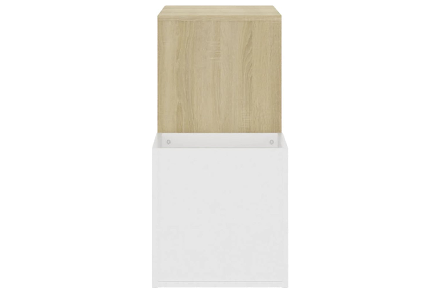 vidaXL 808256 Hall Shoe Cabinet White And Sonoma Oak 105x35.5x70cm Engineered Wood-5