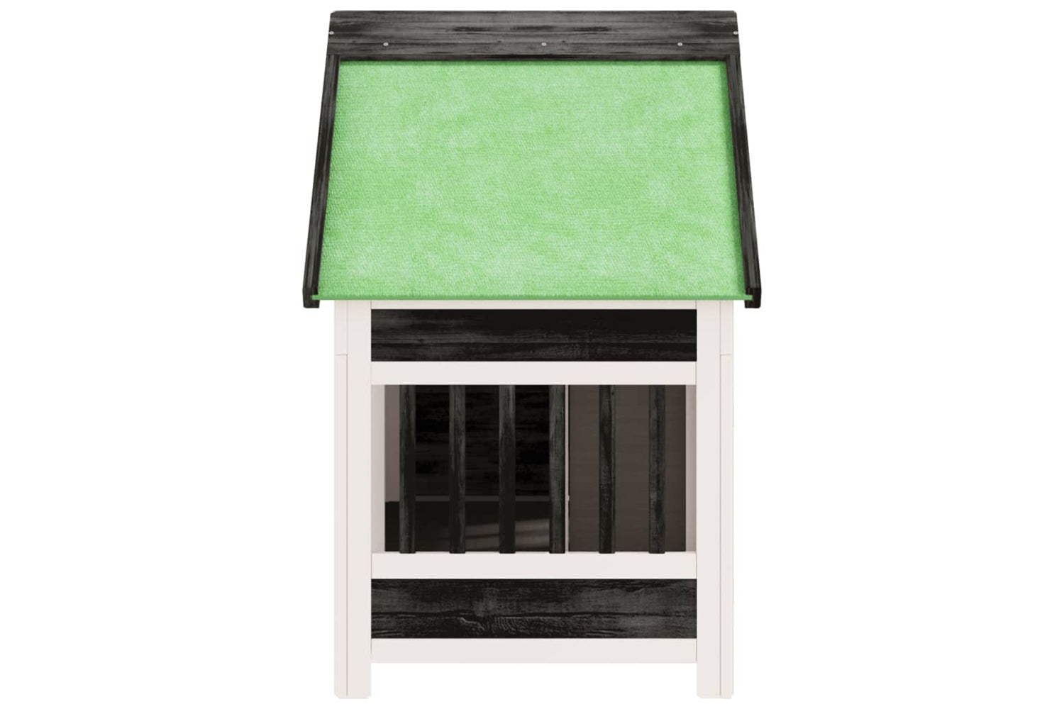 vidaXL 172268 Dog Kennel Grey 96x60.5x87cm Solid Wood Pine-4