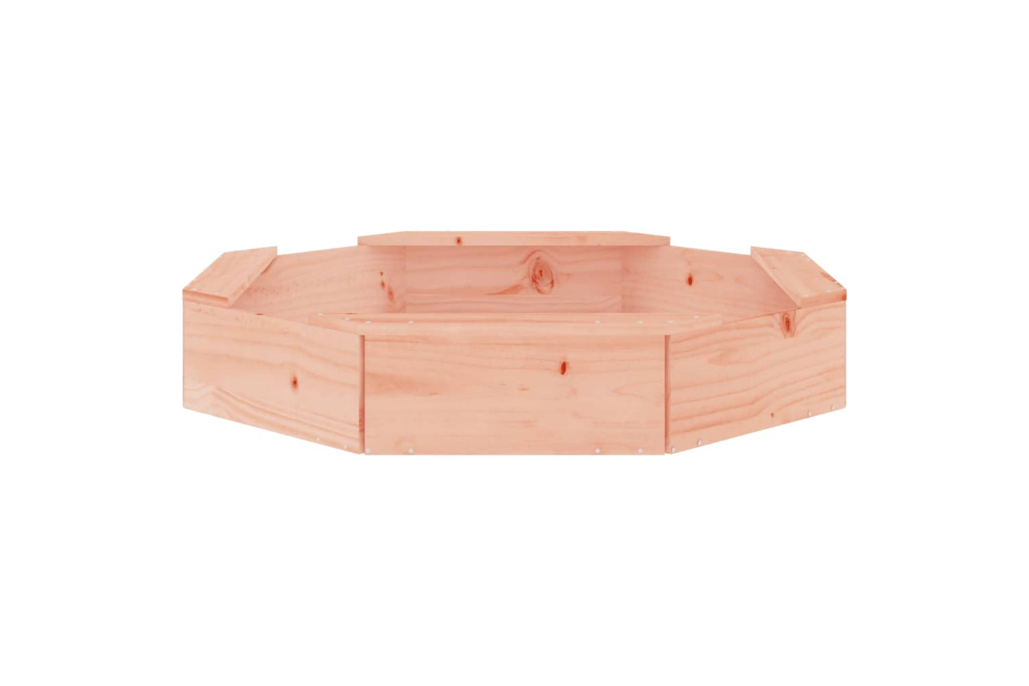 vidaXL 825014 Sandbox With Seats Octagon Solid Wood Douglas-4