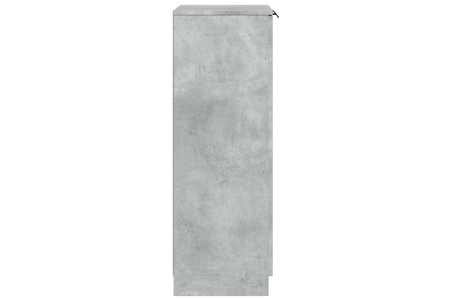 Vidaxl 811443 Shoe Cabinet Concrete Grey 59x35x100 Cm Engineered Wood-4