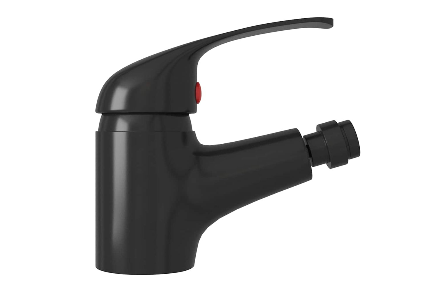 vidaXL 149084 Bathroom Bidet Mixer Tap Black 13x12cm-3