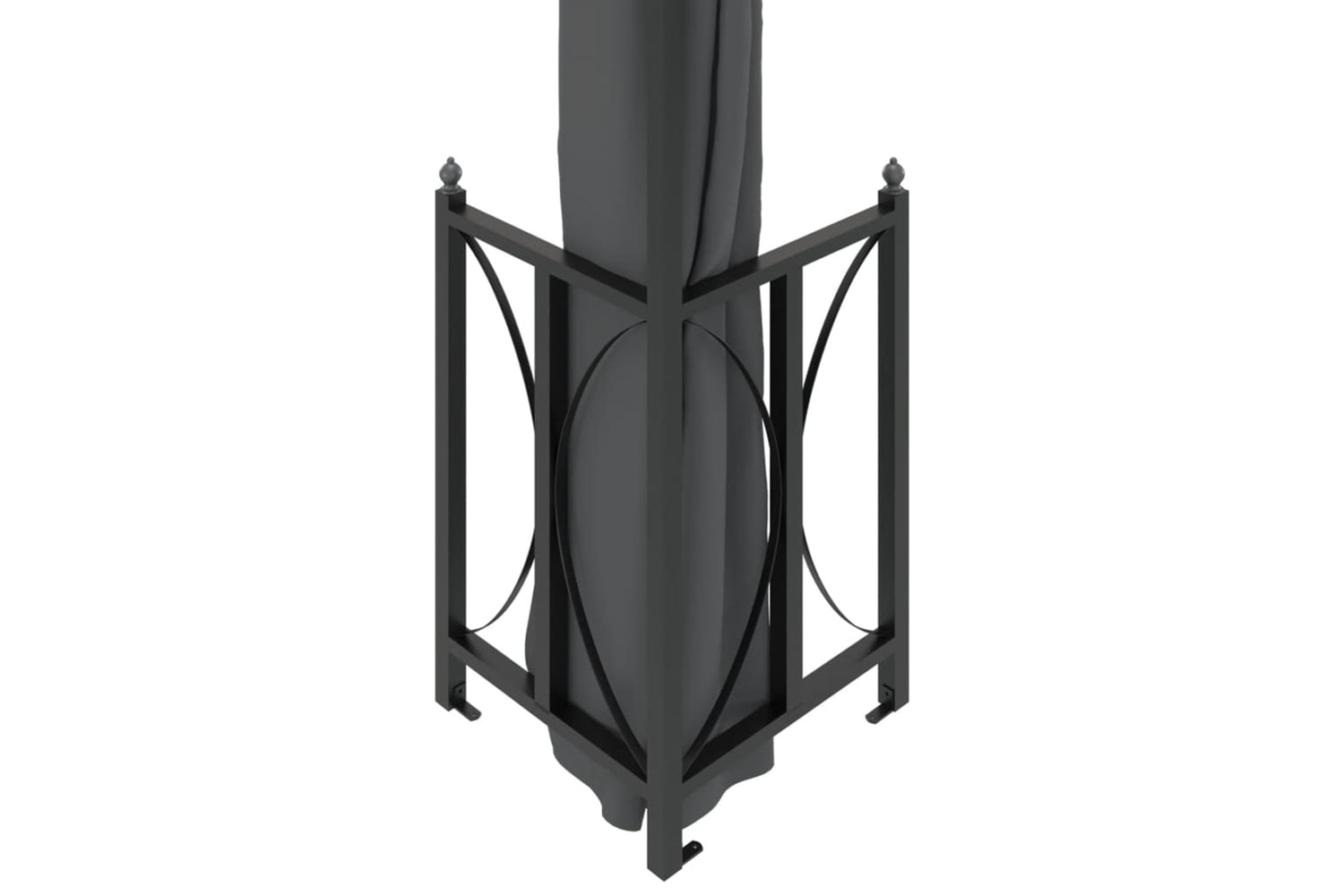 Vidaxl 318541 Gazebo With Sidewalls&double Roofs 3x3 M Anthracite-4