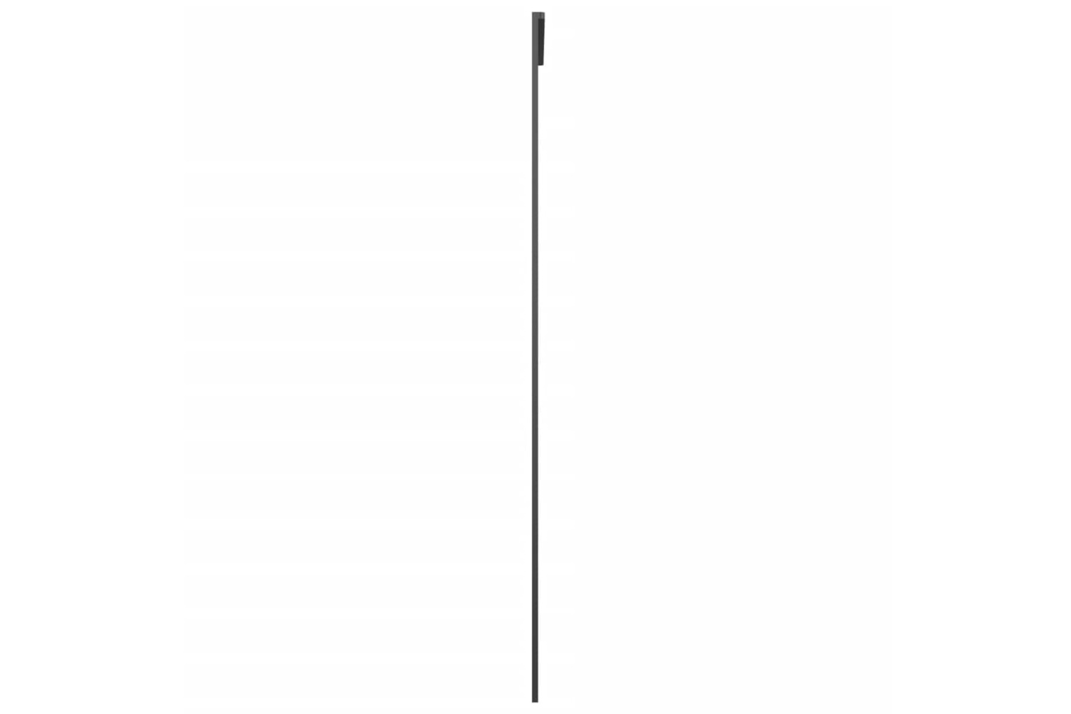 Vidaxl Sliding Door Aluminium And Esg Glass 76x205 Cm Black-3