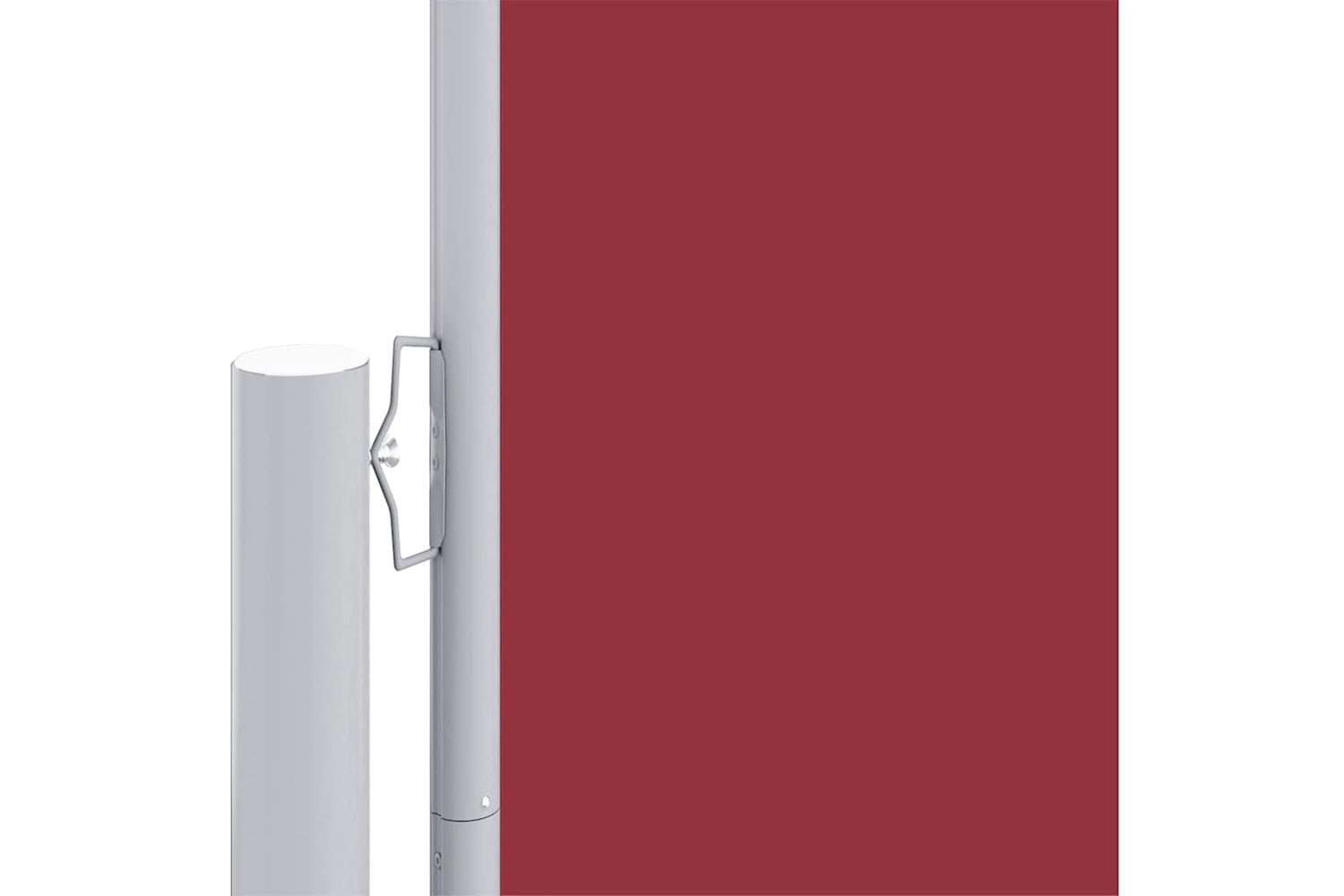 vidaXL 318011 Retractable Side Awning Red 200x600cm-3