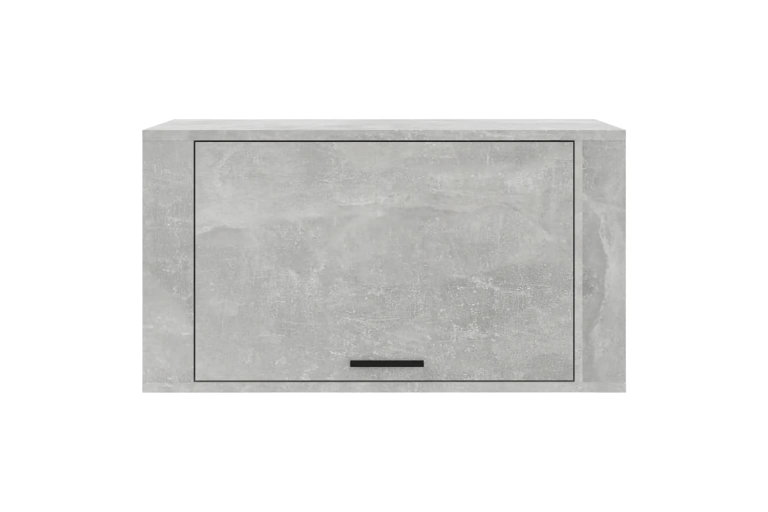vidaXL 821016 Wall-mounted Shoe Cabinet Concrete Grey 70x35x38cm Engineered Wood-4