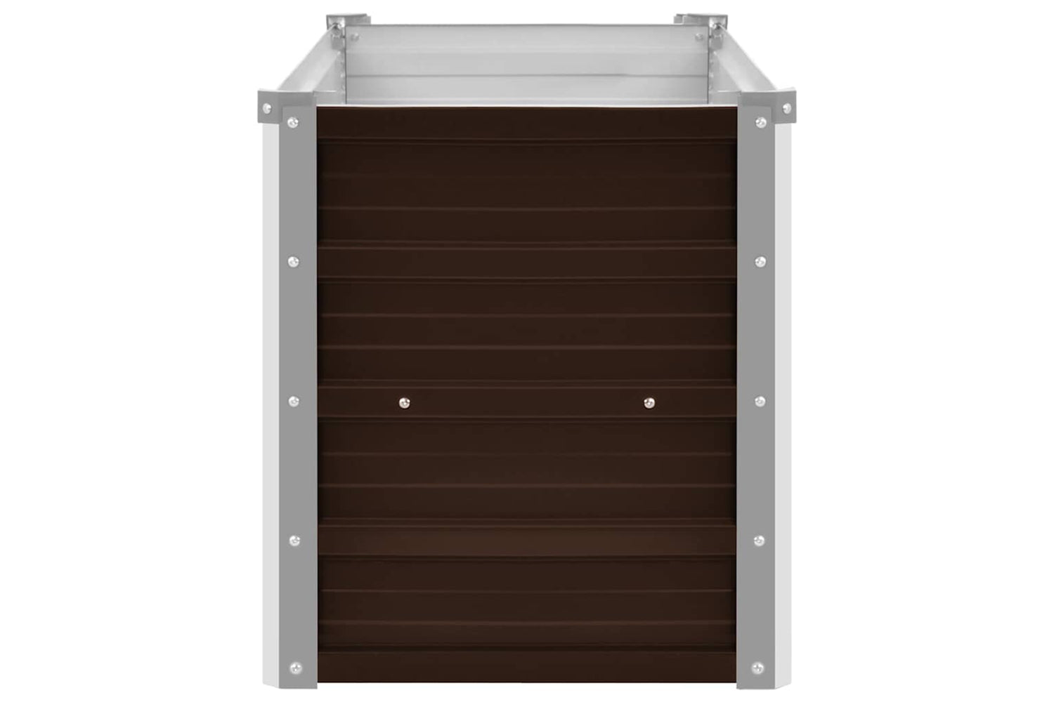 Vidaxl Garden Raised Bed Brown 100x40x45 Cm Galvanised Steel-4