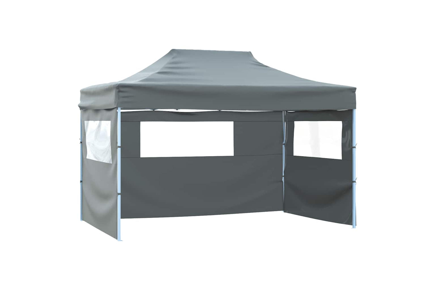Vidaxl 48897 Professional Folding Party Tent With 4 Sidewalls 3x4 M Steel Anthracite-5