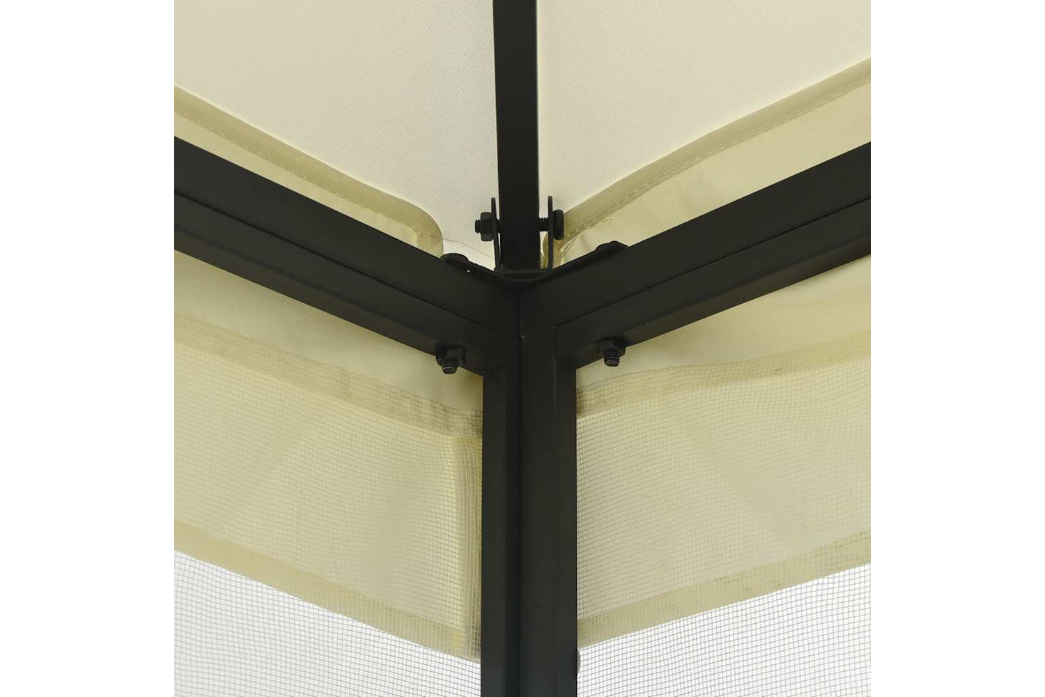 vidaXL 48595 Gazebo With Nets 300x300x265cm Cream-4