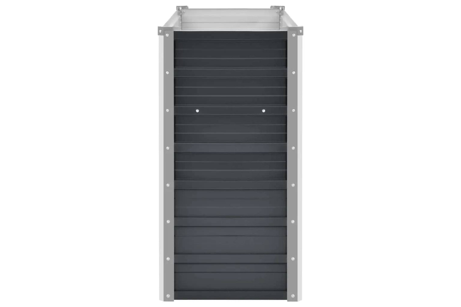 vidaXL 45730 Garden Raised Bed Anthracite 160x40x77cm Galvanised Steel-4