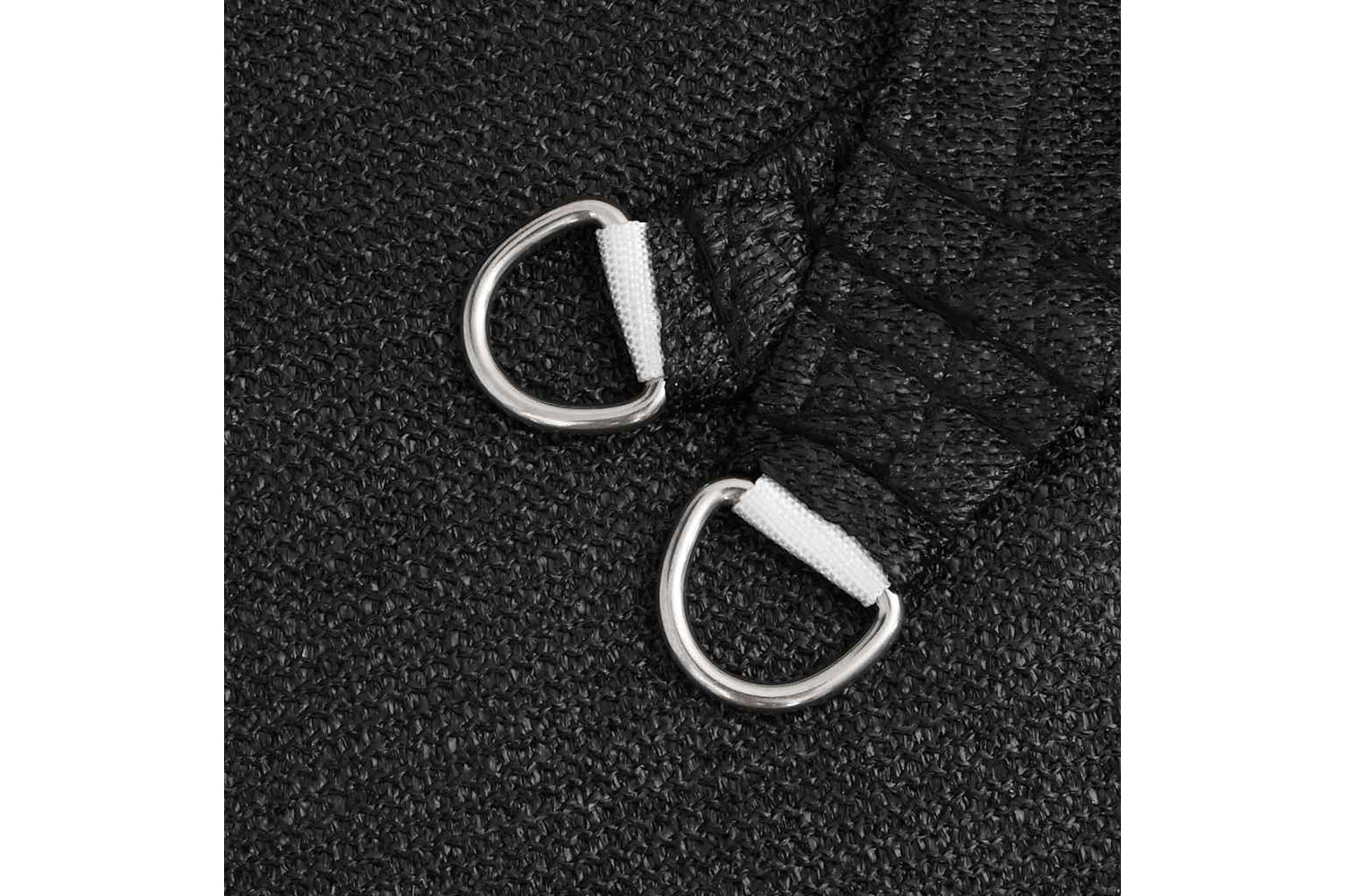 vidaXL 311755 Sunshade Sail 160 G/mÂ² Black 4.5x4.5x4.5 M Hdpe-4