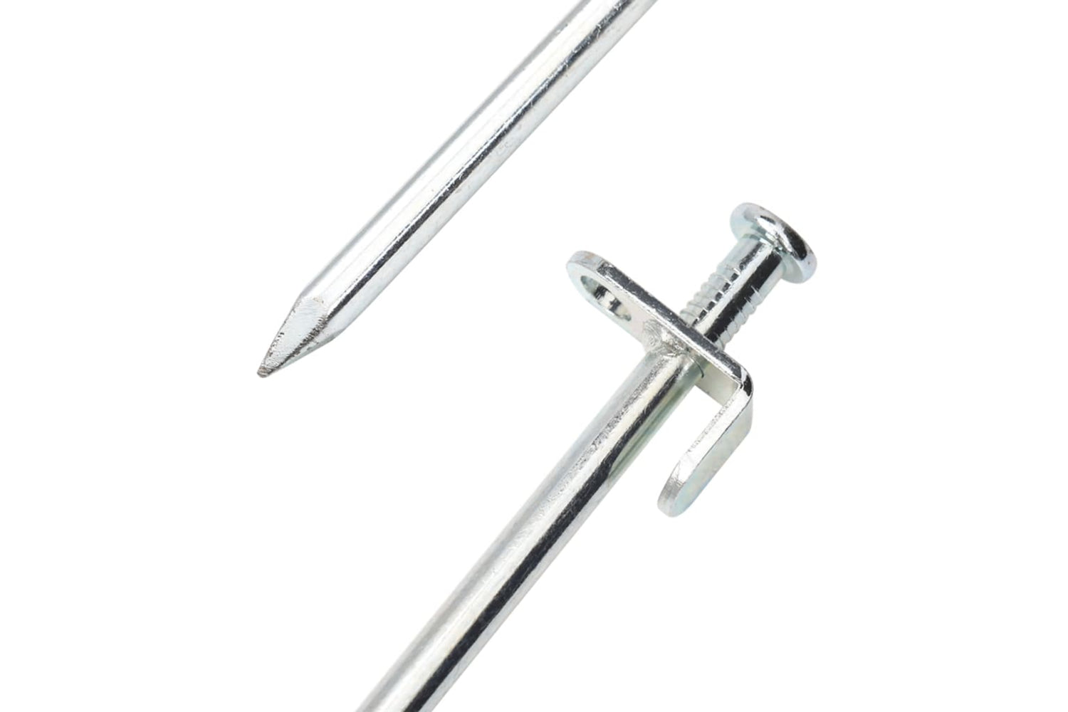 vidaXL 4009357 Tent Pegs 24 Pcs 30cm 8mm Galvanised Steel-4