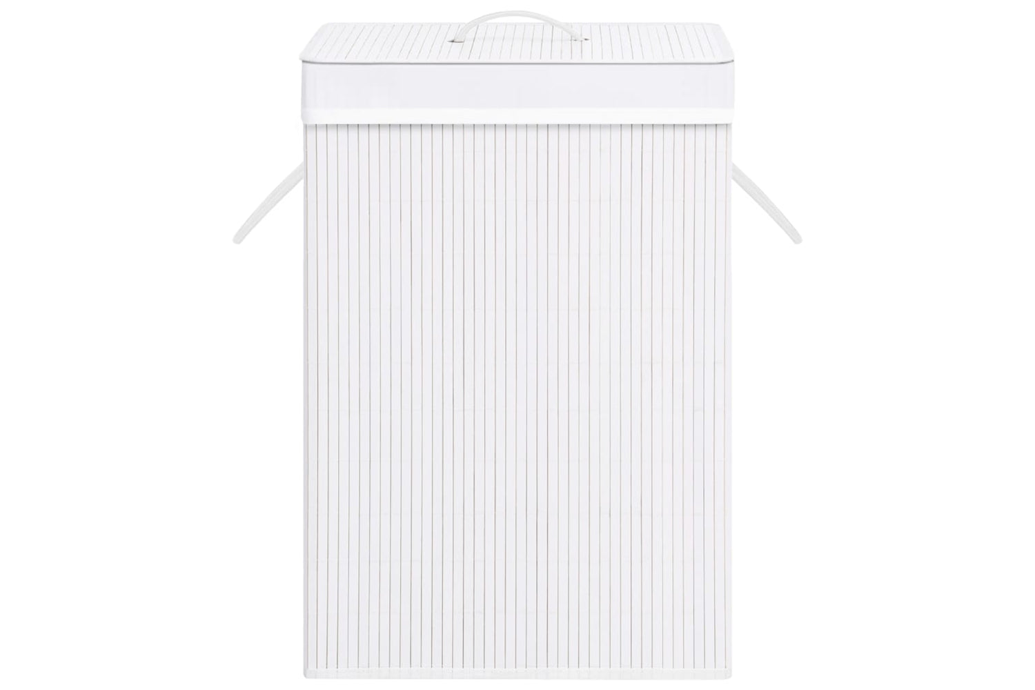 Vidaxl 320743 Bamboo Laundry Basket White 72 L-4