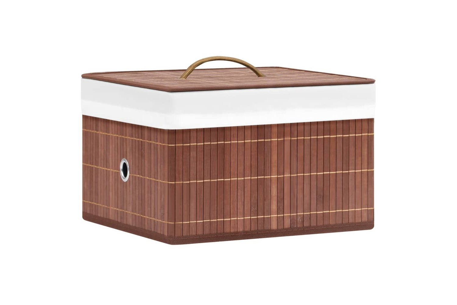 Vidaxl 320768 Bamboo Storage Boxes 4 Pcs Brown-2