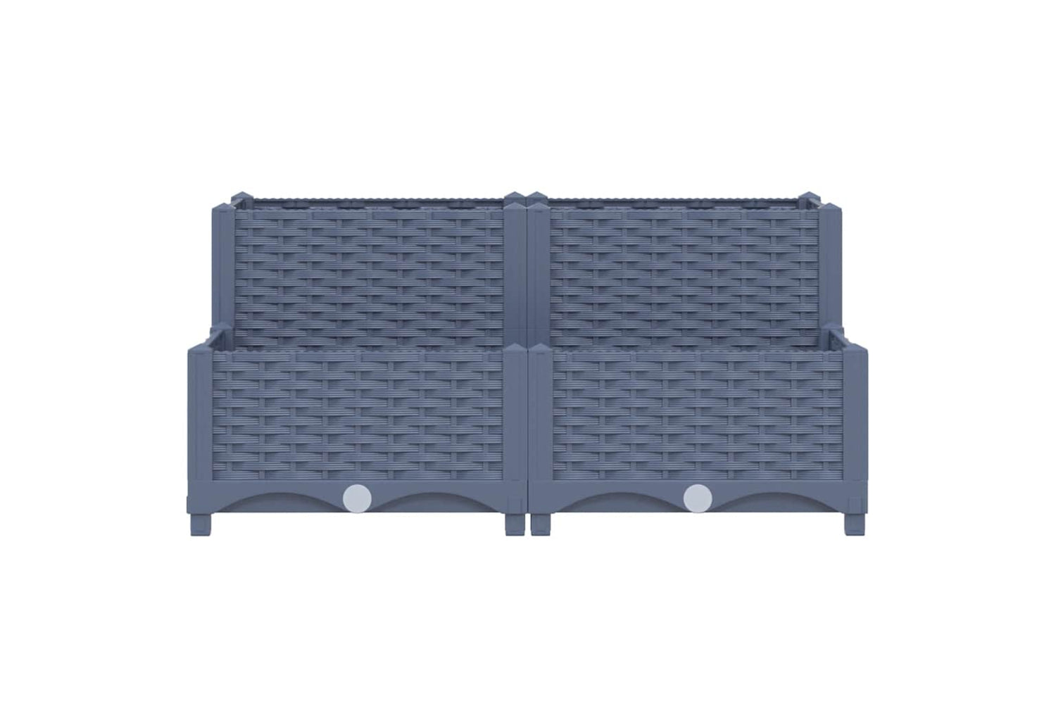 vidaXL 310409 Raised Bed 80x80x38cm Polypropylene-2